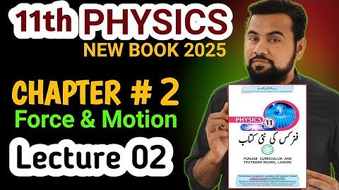 11th physics new book || Chapter 2 Force & Motion || Rectangular Components of a Vector || Lec#02