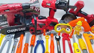 14-minute unboxing: Drill, chainsaw, and toolbox all included; immersive engineering experience.