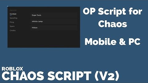 Roblox Chaos Script (UPDATED VERSION) | sketchware.xyz