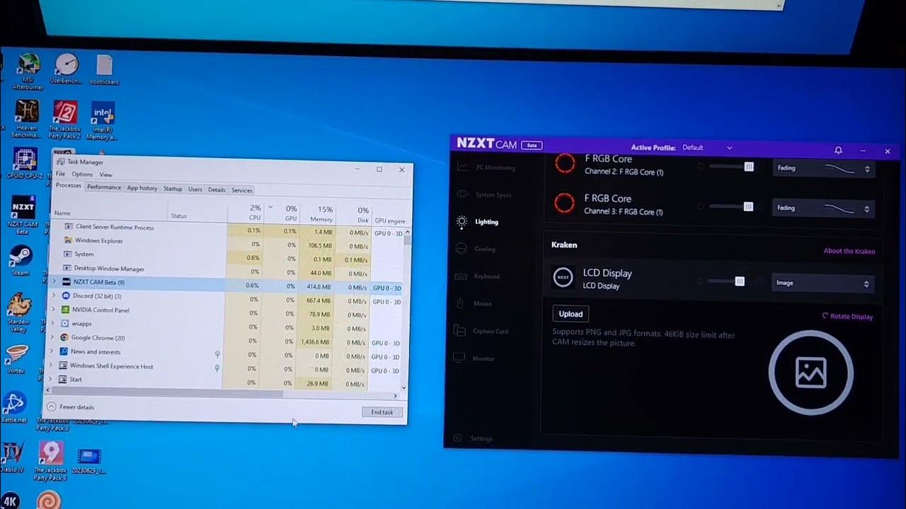 NZXT Cam Uses too much GPU! YouTube