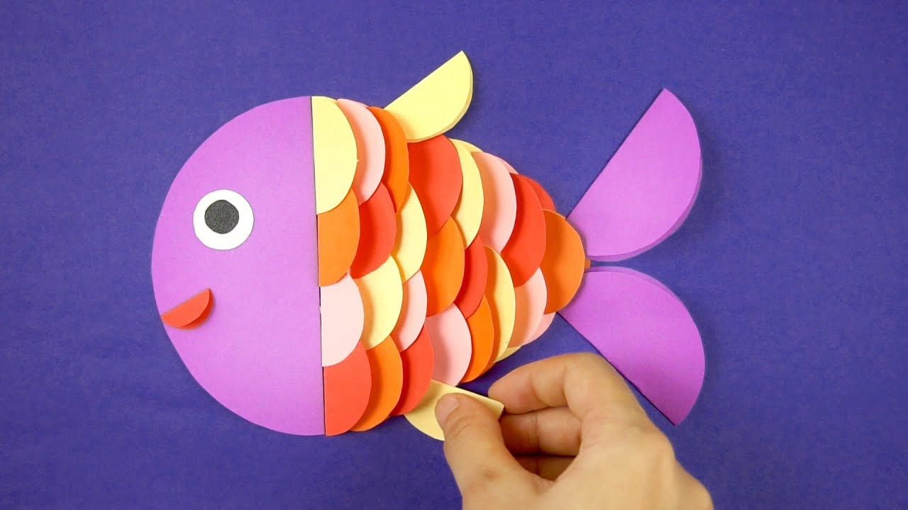 CRAFT AND FUN - 8 amazing animals with Paper Circles - DIY craft - YouTube