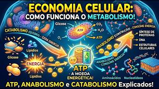 A Economia Celular: Como Funciona o Metabolismo, ATP, Anabolismo e Catabolismo! 🧬
