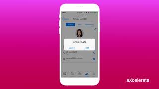 aXcelerate Trainer App Demo - Contacts
