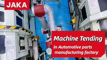 Machine Tending in Auto Parts Manufacturing Factory