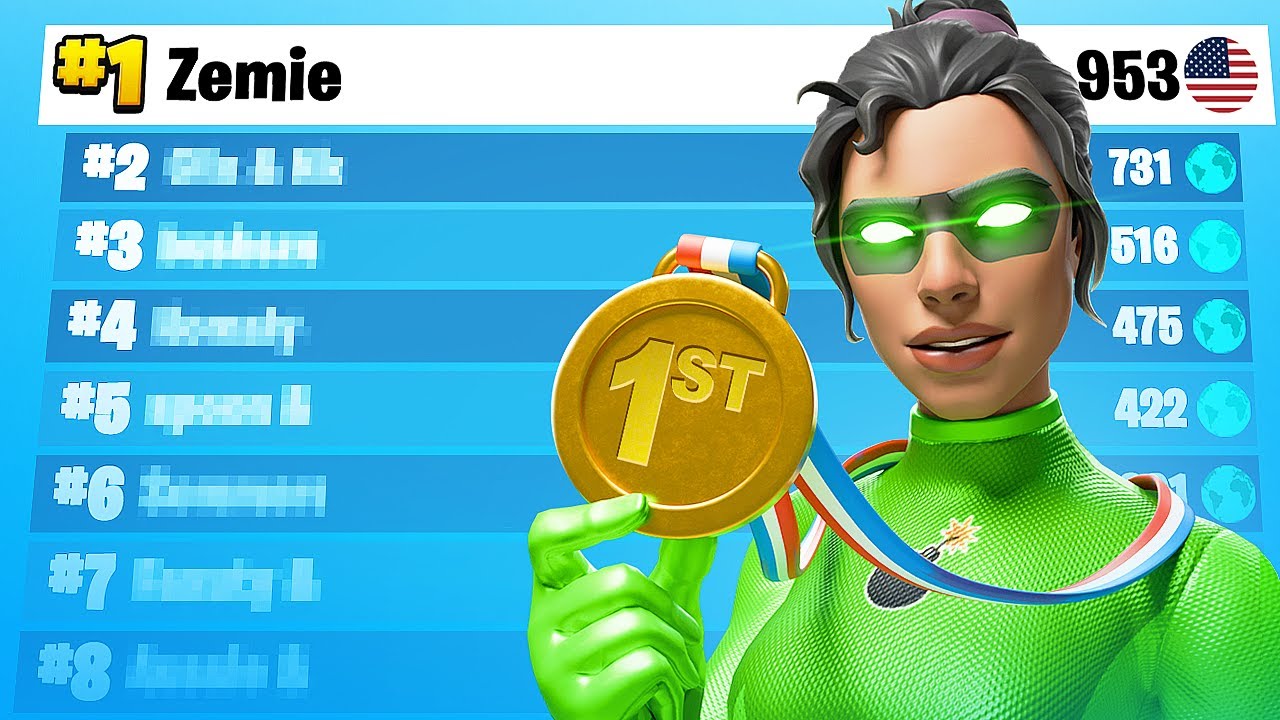 I set a Zero Build Tournament WORLD RECORD...