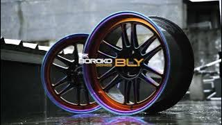 Velg Mobil Calon Viral, BOROKO Series BLY01 Rainbow!