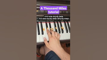 Thumbnail of A Thousand Miles Vanessa Carlton - Piano Tutorial