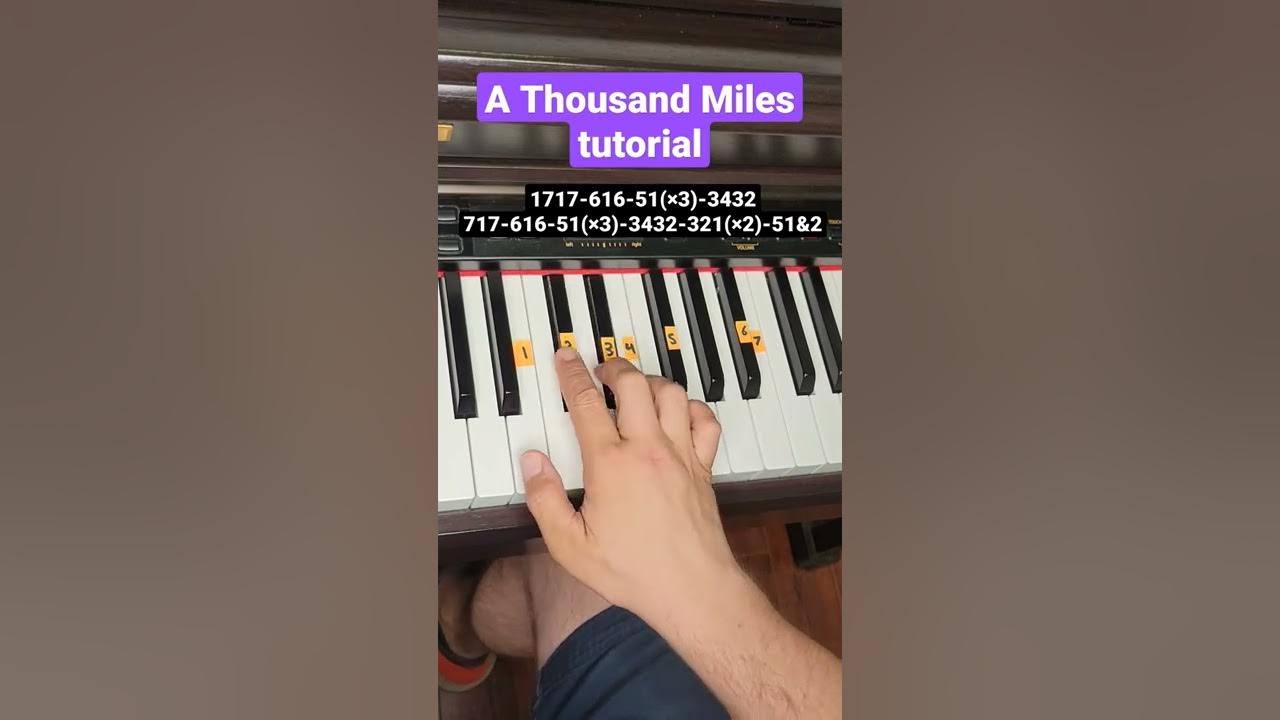 A Thousand Miles Vanessa Carlton - Piano Tutorial A Thousand Miles Vanessa Carlton - Piano Tutorial