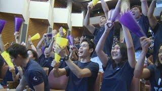 「金メダルはすごい」 萩野の東洋大でＰＶ