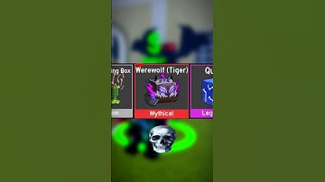 😱 Werewolf Tiger Fruit in Halloween Gacha Blox Fruits 🔥 #bloxfruits