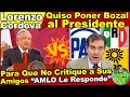 "Le Quiso Poner Bozal" AMLO no se Aguanto Le Responde a Lorenzo Córdova (INE) No esperaban esto!!!