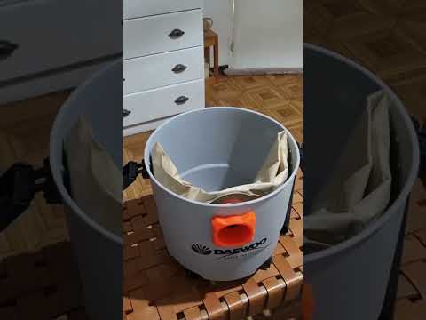 Aspiradoras de tacho Daewoo - ¿Cómo colocar la bolsa?
