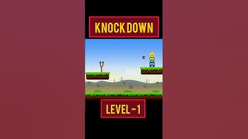 Knock Down Level 1 Trick To Solve🥳🥳 #games #gaming #shorts