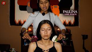 PAULINA ASMR 🧡 RELAXING ASMR SESSION - Neck and shoulder area screenshot 1