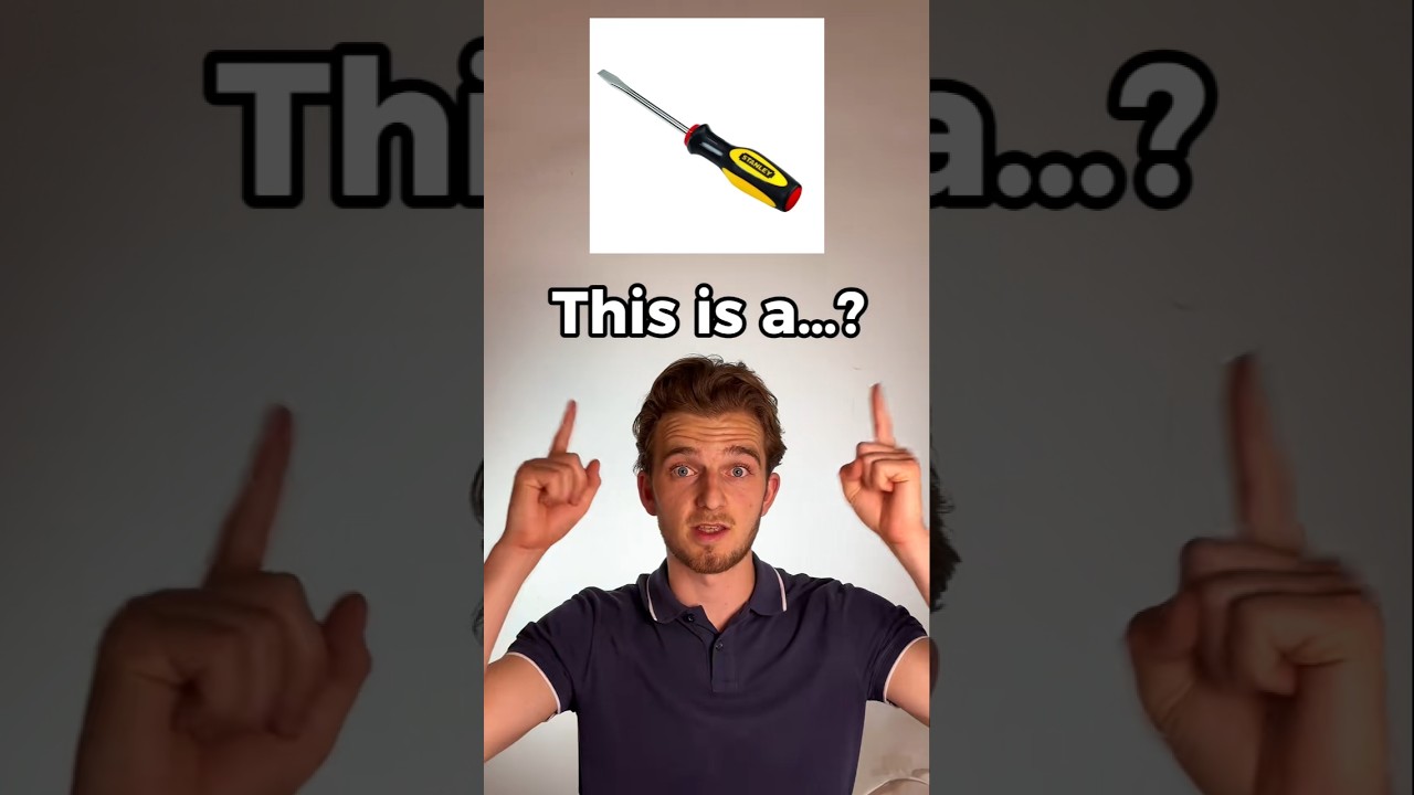 Do you know these tools in English english englishlesson 