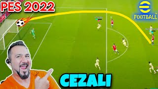 O NASIL BİR FALSO BE! HAVUZA ATMA CEZALI PES 2022 (Efootball 2022) ⚽ | BRUNO FERNANDES EFSANE GOL!