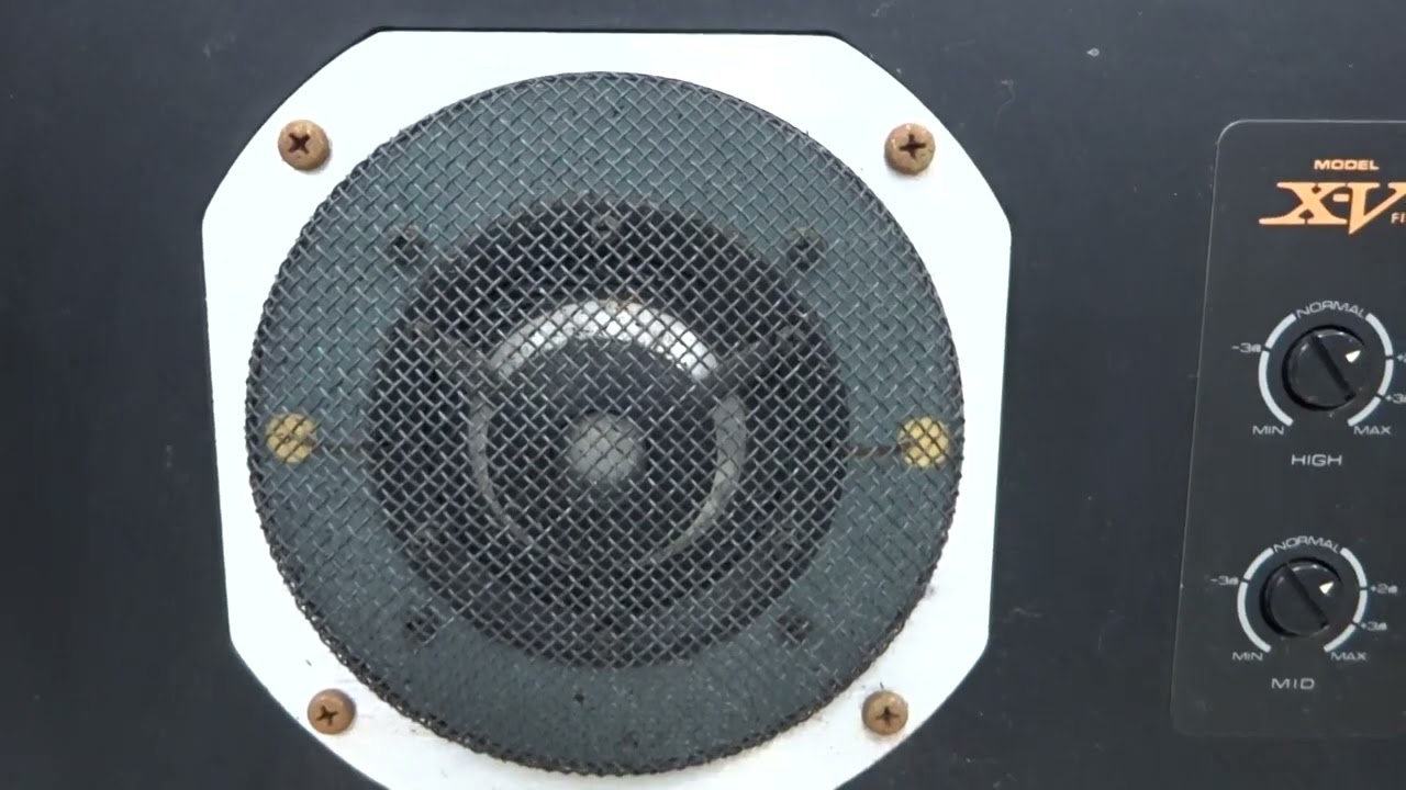 CORAL コーラル スピーカー X-V FIVE 音出し動画 - YouTube