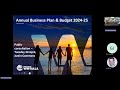 Annual Business Plan and Budget 2024 - Public Information Session #1