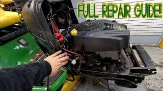 Riding Mower Won't Start / Turn Over Or Clicks Full Electrical / Engine Diagnostic & Repair Process
