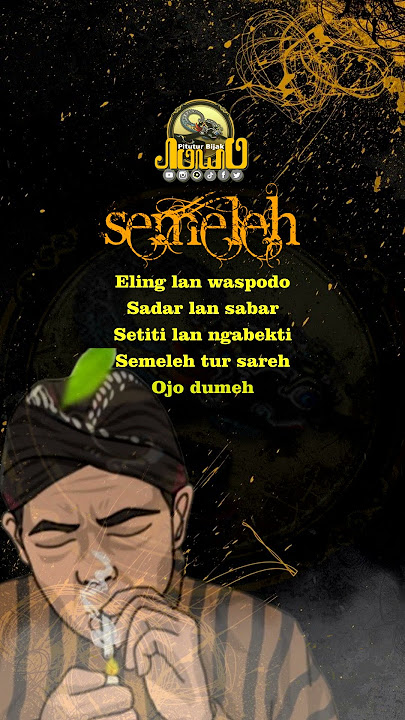 Semeleh || Story WA Pitutur Jawa Bijak 30 detik sebagai Motivasi Hidup Yang Mendalam #shorts