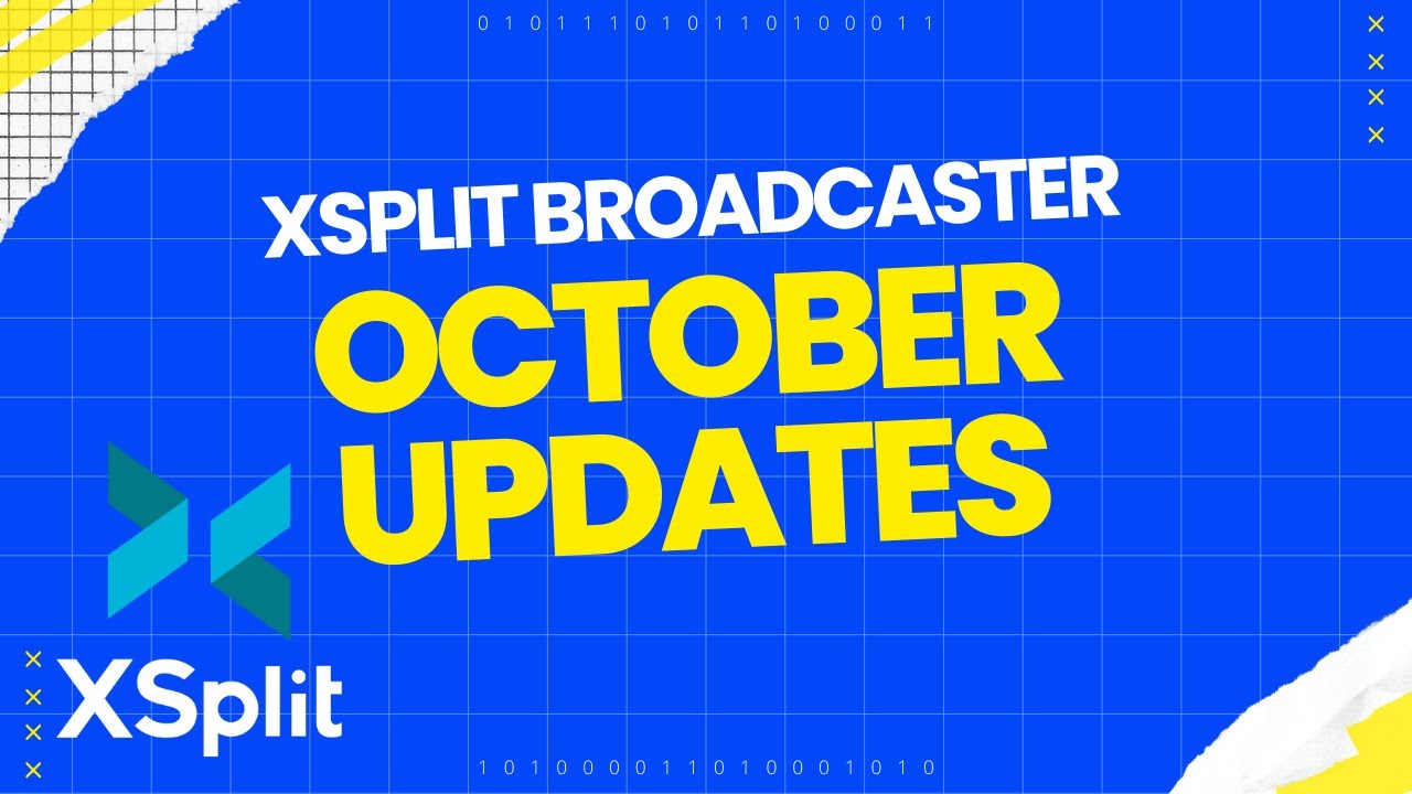XSplit Broadcaster Updates - October 2024 - YouTube