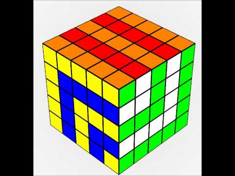 Rubik's Cube Pattern "Python"