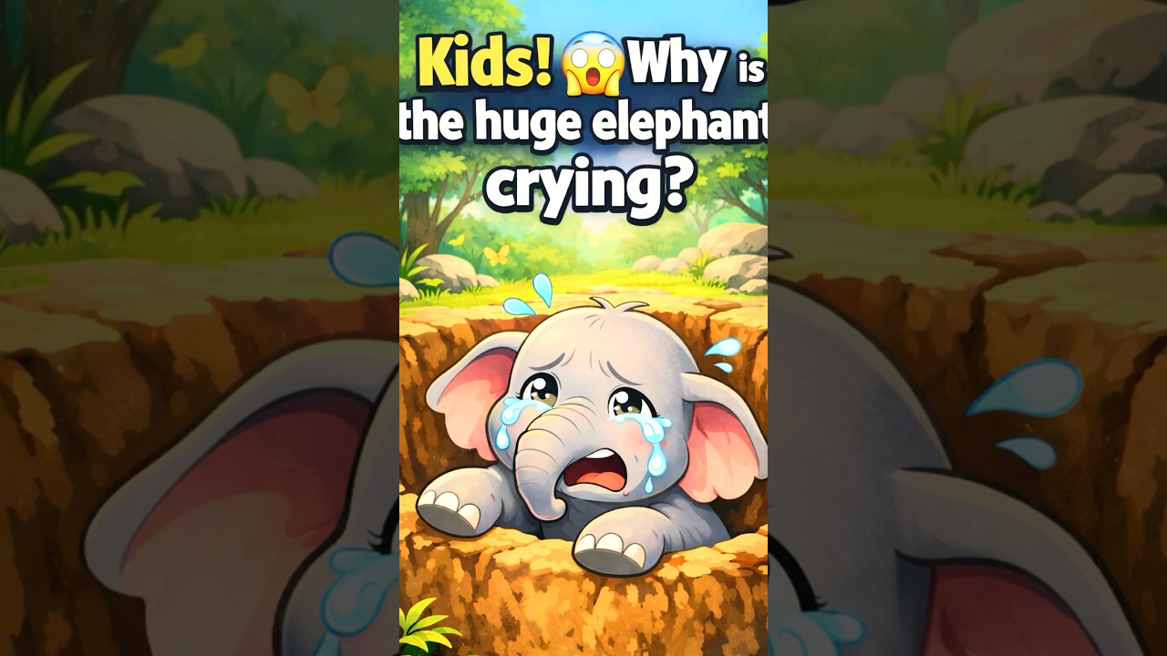 Why Is the Huge Elephant Crying? 😲🐘 | Short Story for Kids 