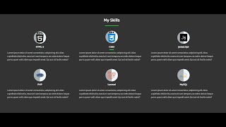 Responsive Skill Section HTML & CSS3 ||2021