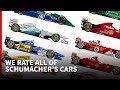 Ranking all 20 of Michael Schumacher's F1 cars