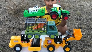 Unboxing Mobile Compactor | Bulldozer, Tractor, Toy