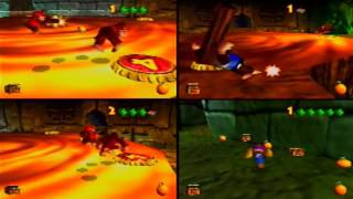 ABM: Donkey Kong 64 Gameplay!! 4 player Match!!  HD