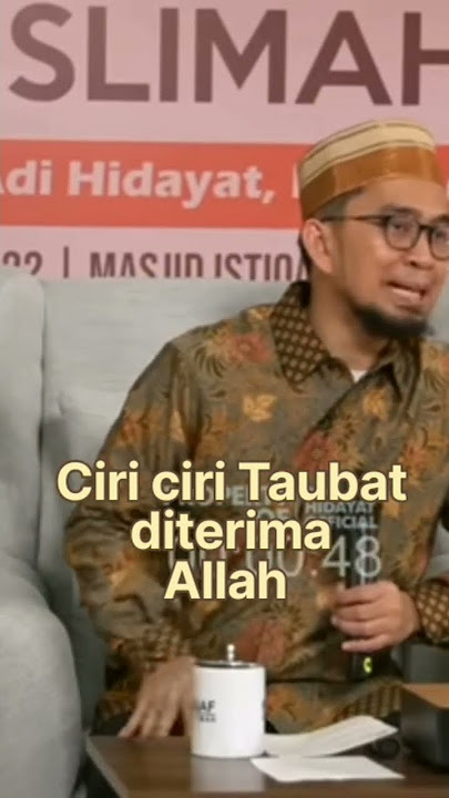 CARA bertaubat yang benar| Ciri taubat diterima Allah #shorts #ustadzadihidayat #taubat #ceramah