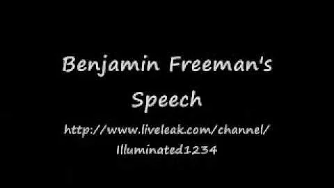 Benjamin Freedman's 1961 Speech at the Willard Hotel Complete