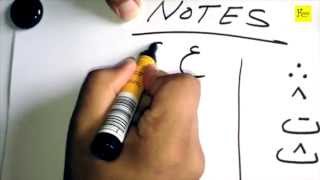 Write Arabic Alphabet 3 - with examples..