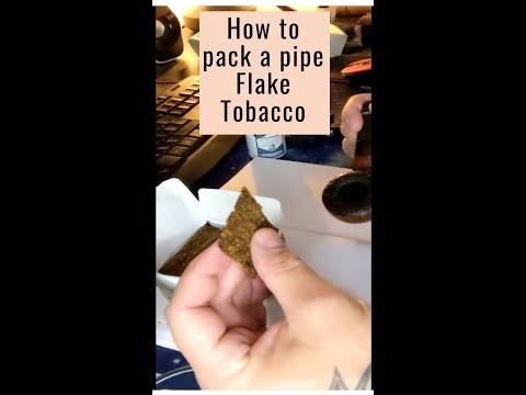 Pipe Smoking For Beginners : How To Pack A Pipe - Flake Tobacco (Short Video)