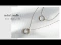 DIY Minimalist Ring Necklaces
