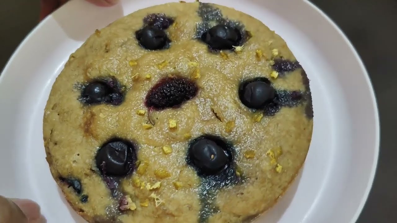 Flourless Healthy Banana Blueberry Orange Cake | Veg Cake | No Sugar | No Maida