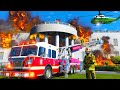 Massive Fire Burning Down The White House in GTA 5