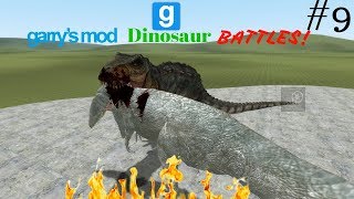 Gmod Dinosaur Battles episode 9: T-rex vs Carcharodontosaurus!