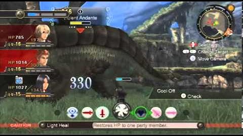 Xenoblade Chronicles Violent Andante gameplay video