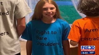 Mom's silent protest over school's dress code
