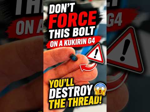 Miniatura filmu: Don’t Force This Bolt on a KuKirin G4 — You’ll Destroy the Thread! 😱