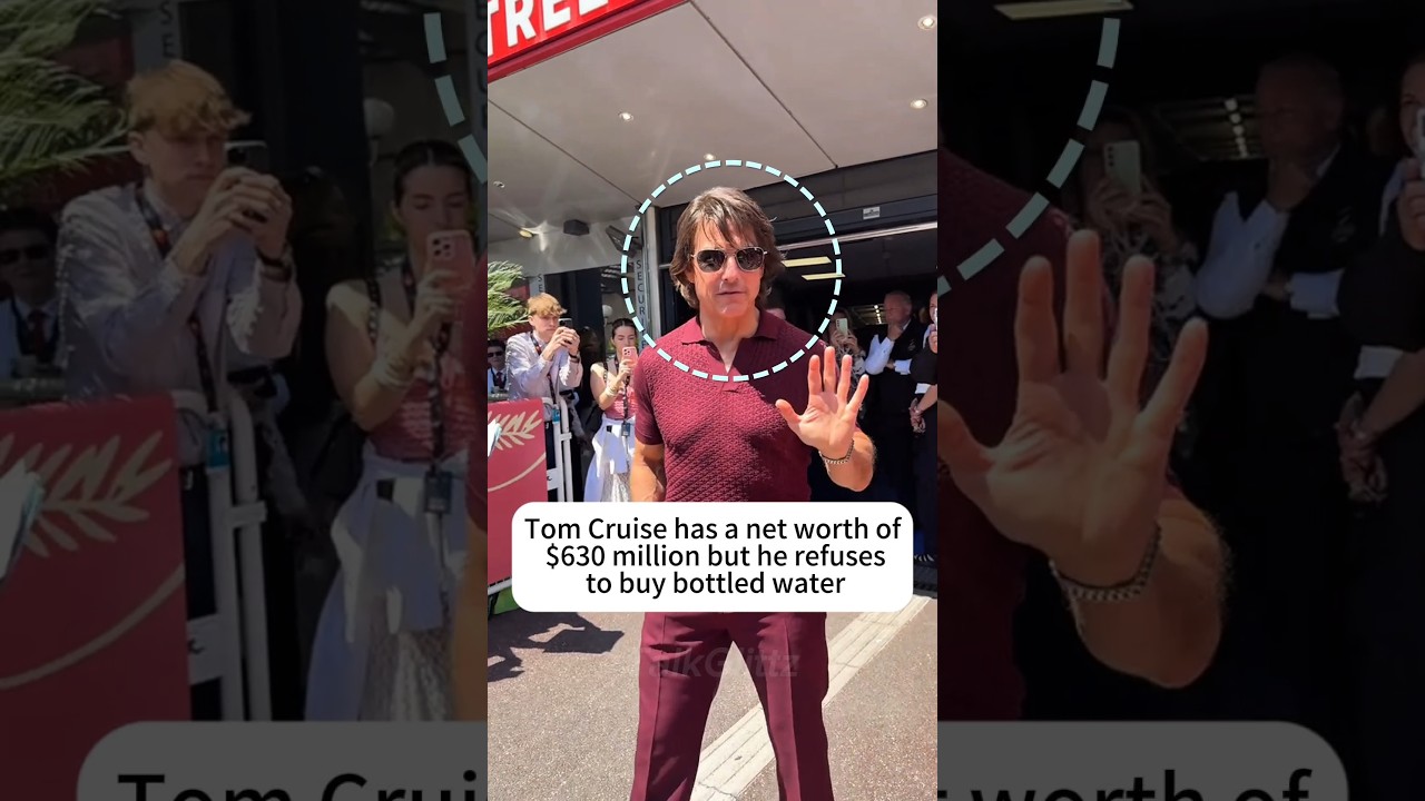 Состояние Тома Круза оценивается в 630 миллионов долларов, но он отказался покупать бутилированну...