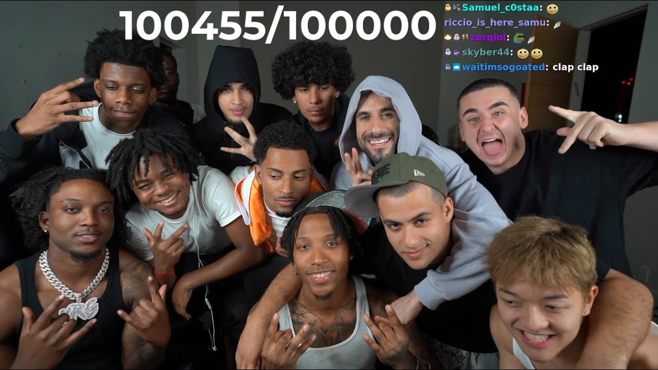 FaZe Celebrates Silky Hitting 100K Twitch Subscribers