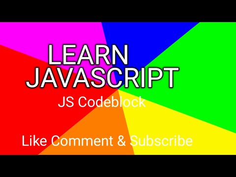 Javascript codeBlock