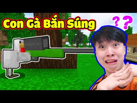 Con Gà Biết Bắn Súng Luôn Nè 🔫 VINH TIẾN HÓA TẤT CẢ ĐỘNG VẬT TRONG MINECRAFT* Sợ Quá Trời Rồi Haha