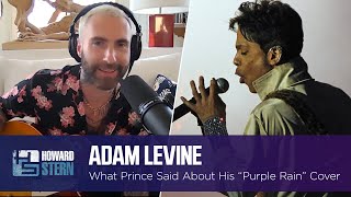 Adam Levine Reveals What Prince Thought of His “Purple Rain” Cover
