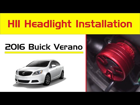 Replace | Install 2012-17 Buick Verano Headlight Bulb Low Beam H11 LED