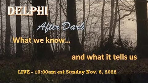 What we know...and what it tells us. #Delphi #Mononhighbridge