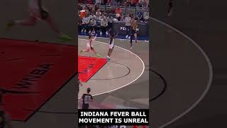 Caitlin Clark and Indiana Fever's ball movement is unreal 🔥